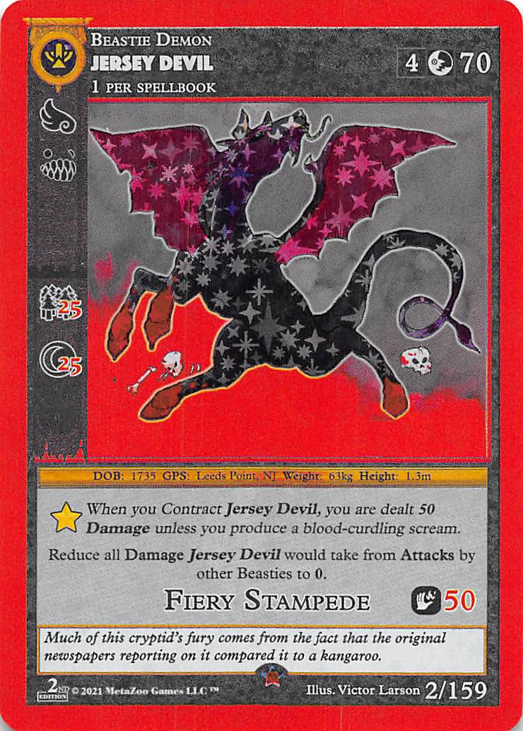 Jersey Devil MetaZoo Card