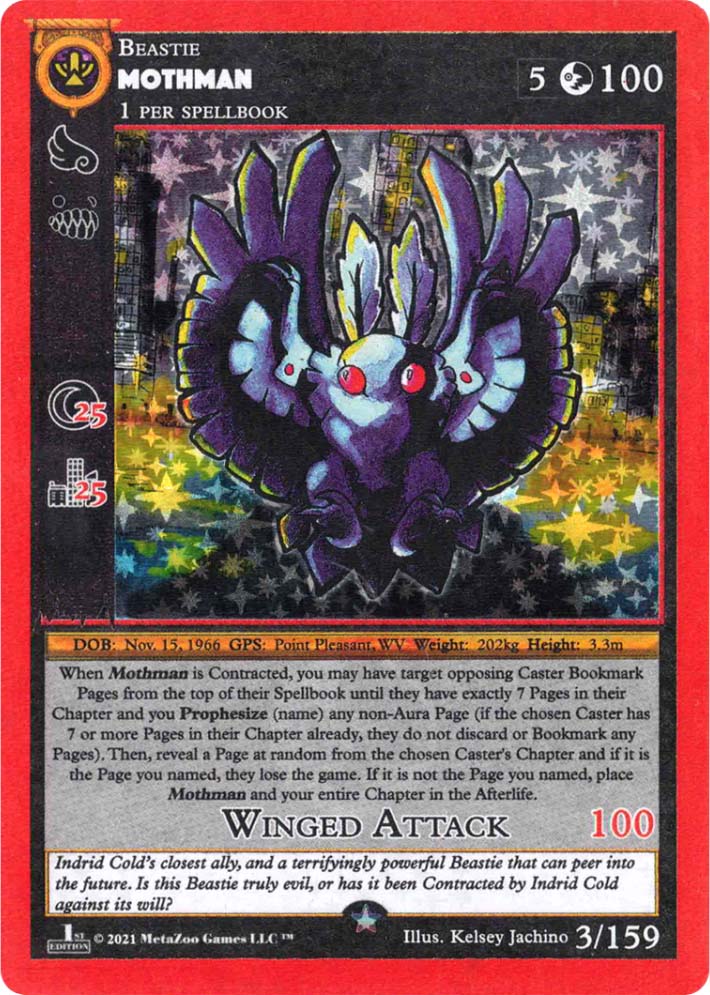 Mothman MetaZoo Card
