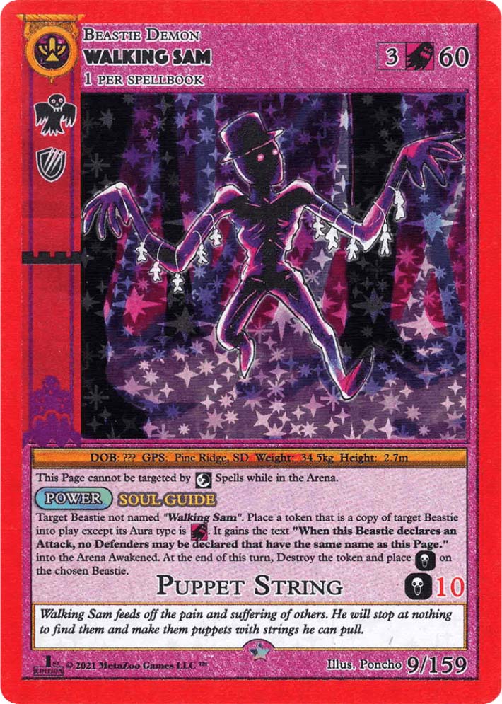 Walking Sam MetaZoo Card