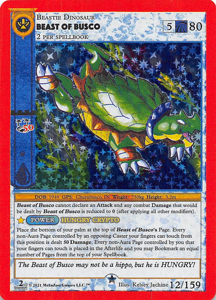 Beast of Busco MetaZoo Card