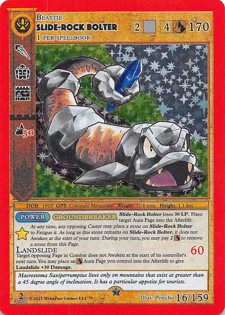 Slide-Rock Bolter MetaZoo Card