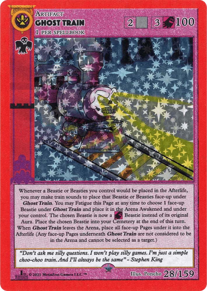 Ghost Train MetaZoo Card