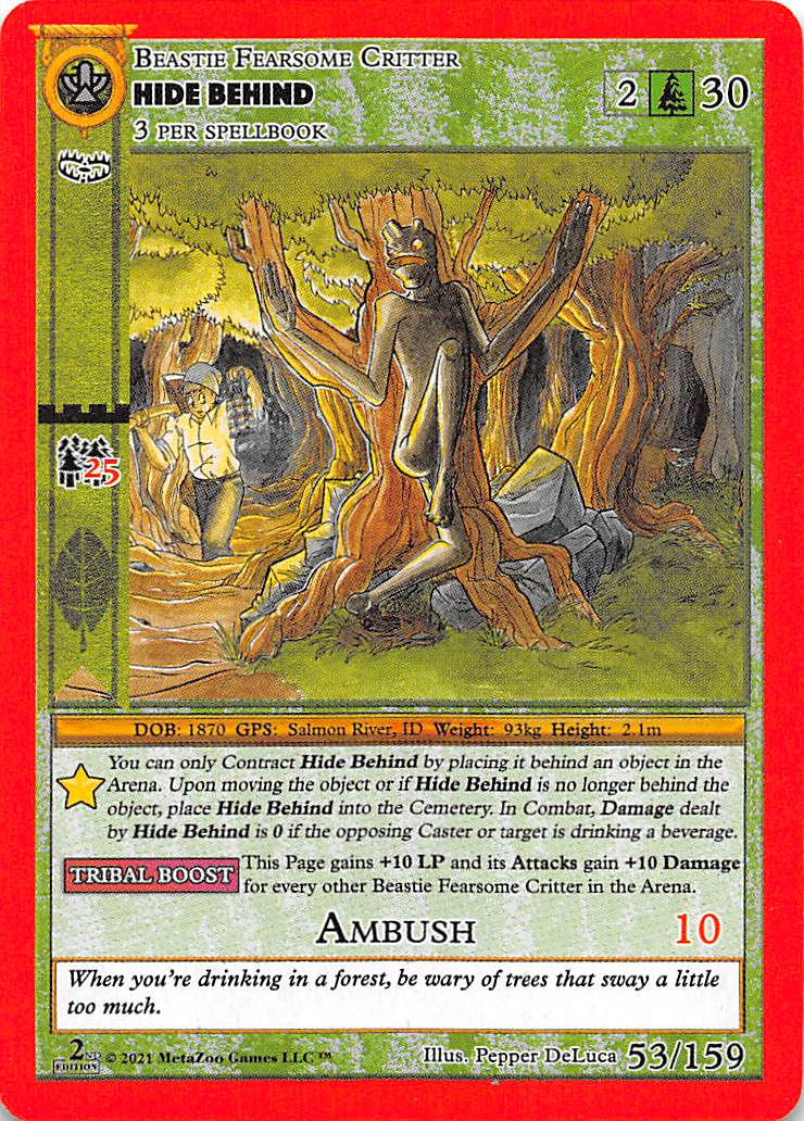 Hide Behind MetaZoo Card