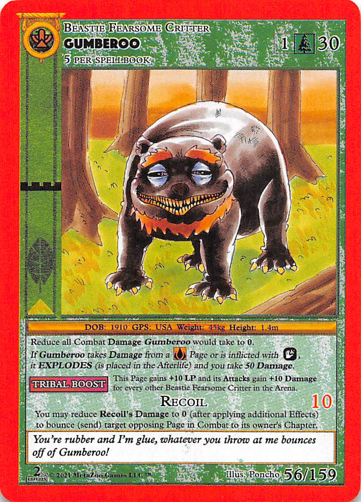 Gumberoo MetaZoo Card