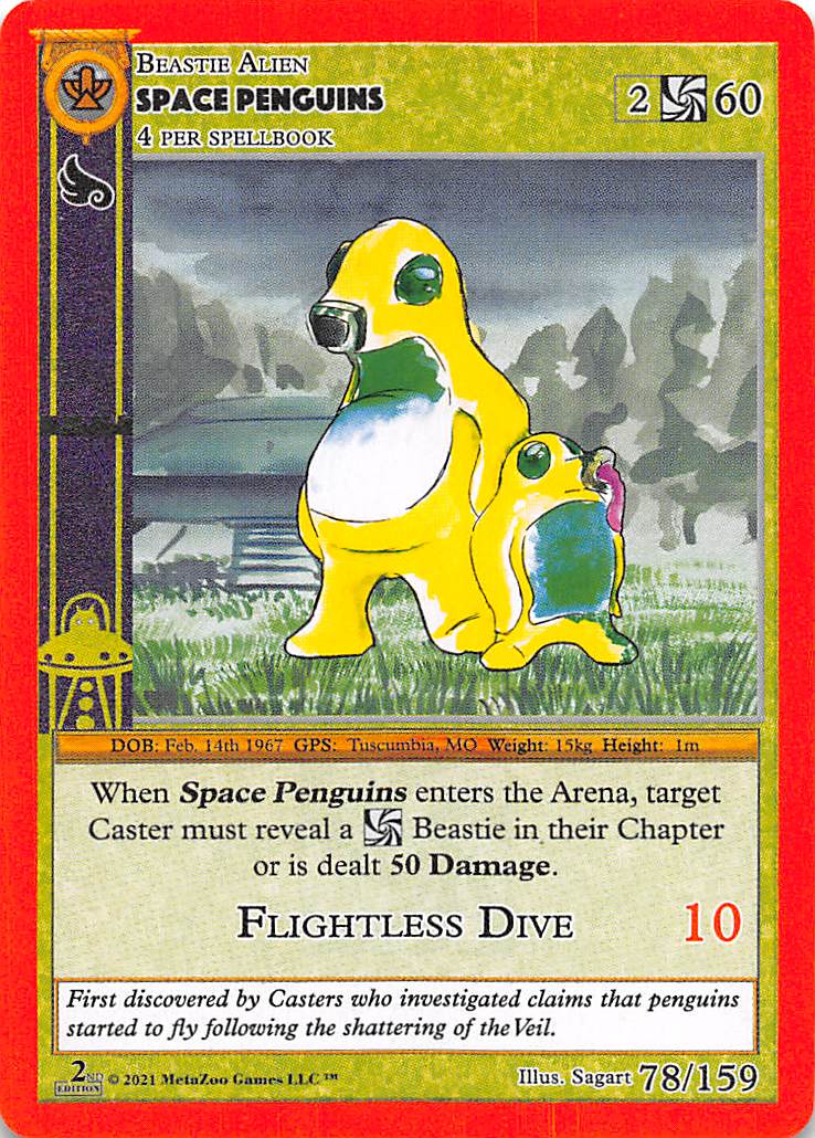 Space Penguins MetaZoo Card