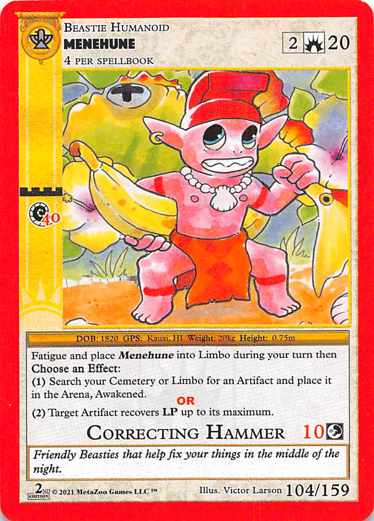 Menehune MetaZoo Card