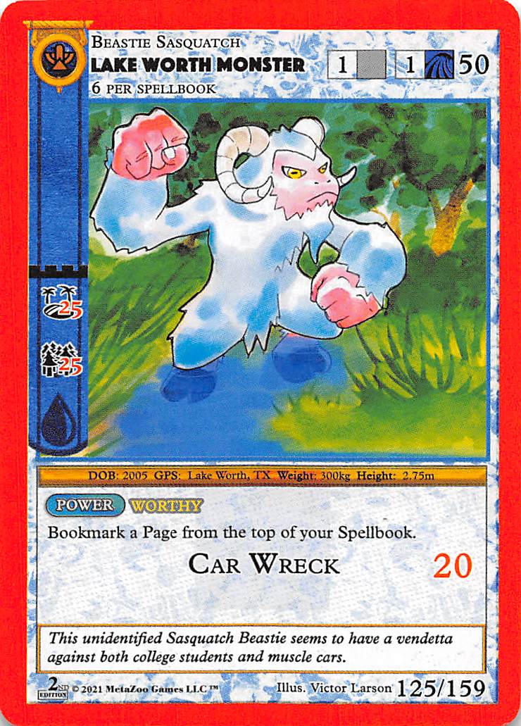 Lake Worth Monster MetaZoo Card