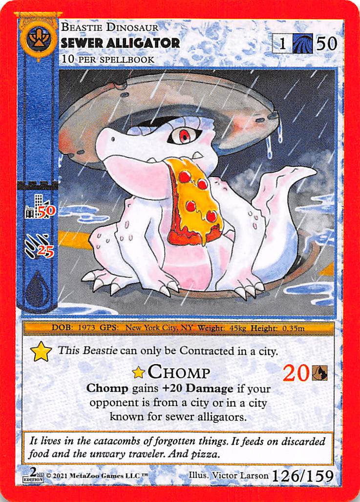 Sewer Alligator MetaZoo Card