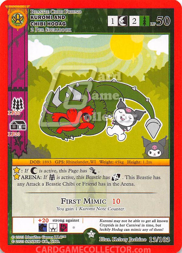 Kuromi and Chibi Hodag