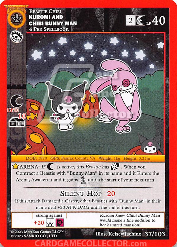 Kuromi and Chibi Bunny Man