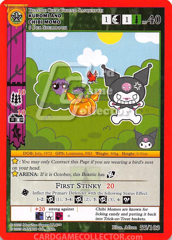 Kuromi and Chibi Momo