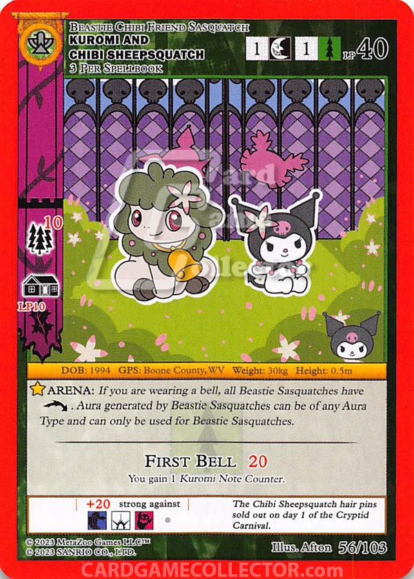 Kuromi and Chibi Sheepsquatch