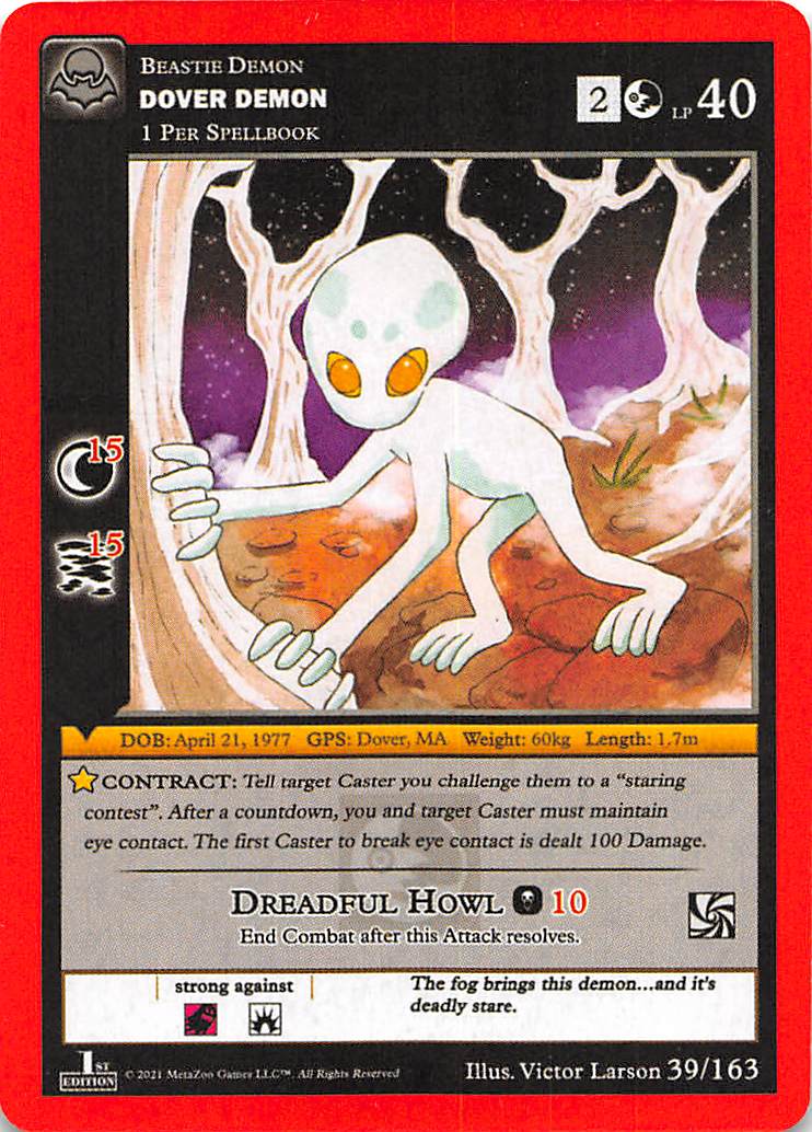 Dover Demon MetaZoo Card