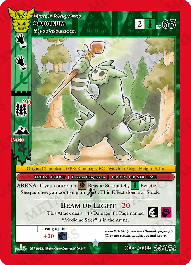 Skookum MetaZoo Card