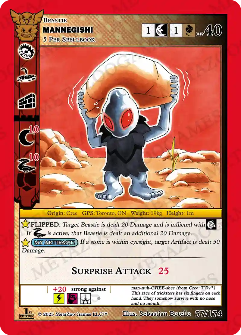 Mannegishi MetaZoo Card