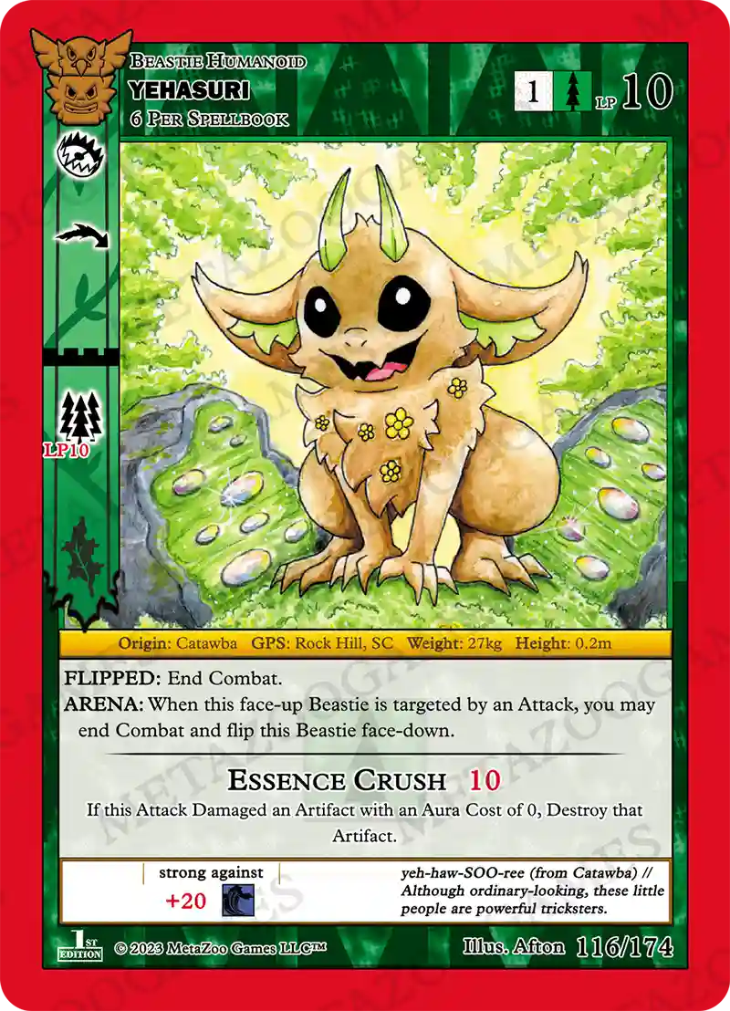 Yehasuri MetaZoo Card