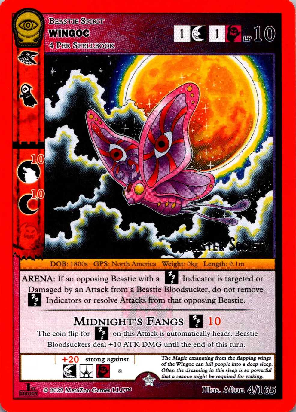 Wingoc MetaZoo Card