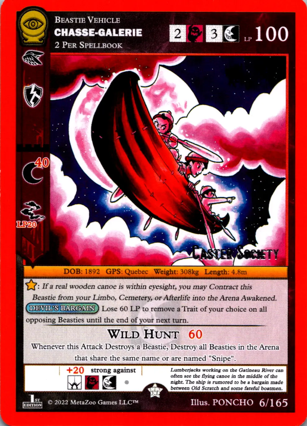 Chasse-Galerie MetaZoo Card