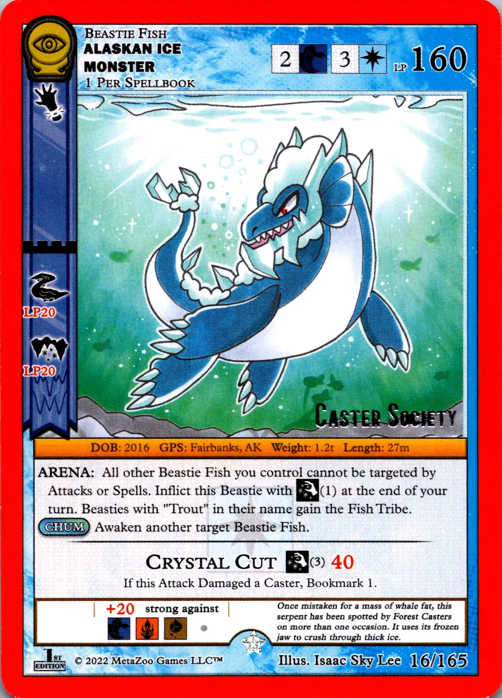 Alaskan Ice Monster MetaZoo Card