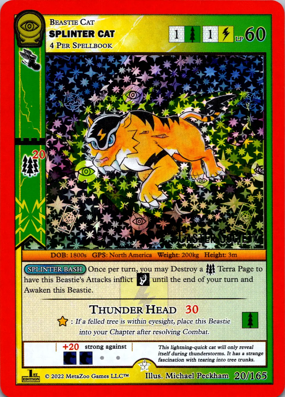 Splinter Cat MetaZoo Card