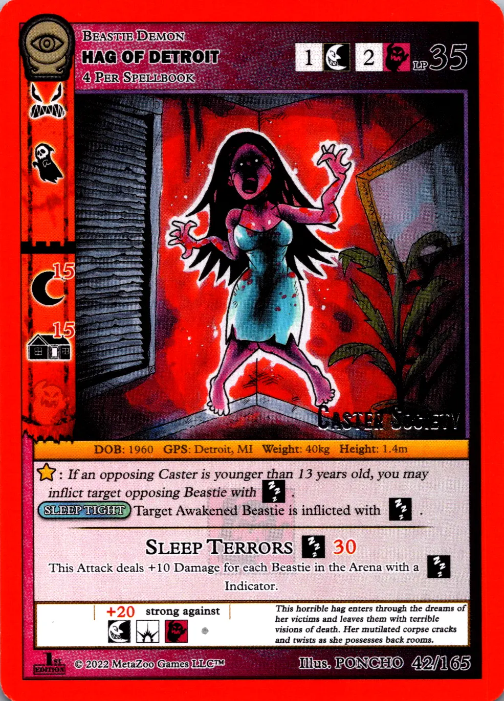 Hag of Detroit MetaZoo Card