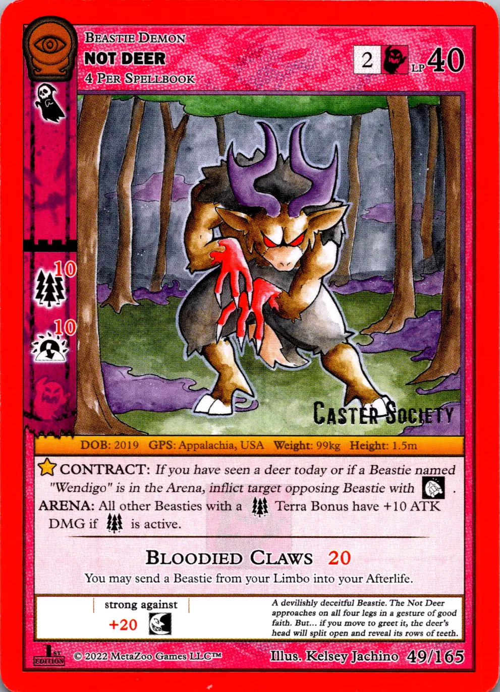 Not Deer MetaZoo Card