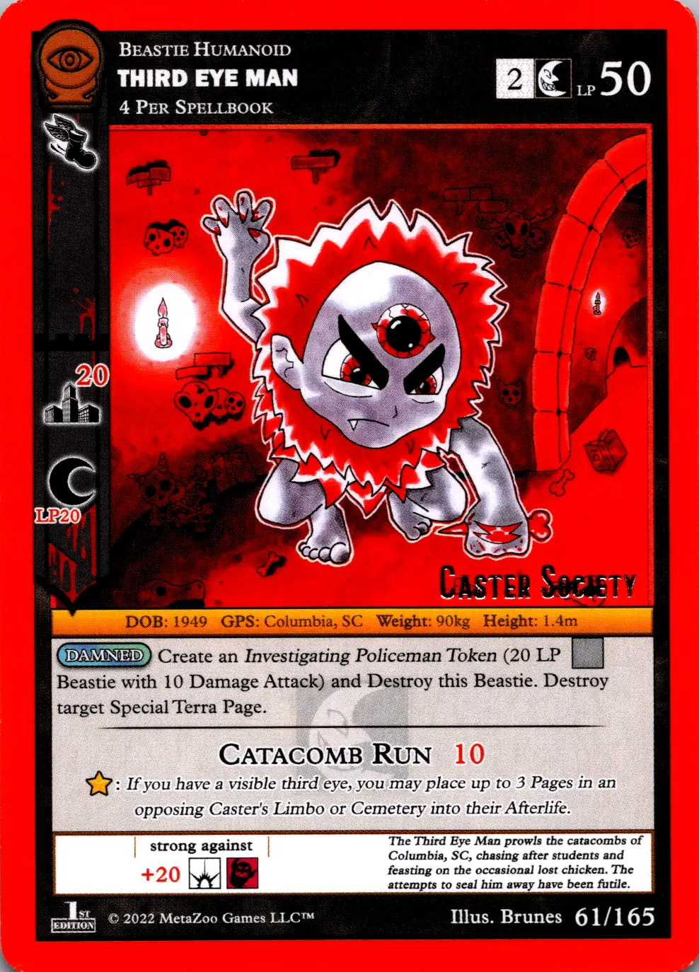 Third Eye Man MetaZoo Card