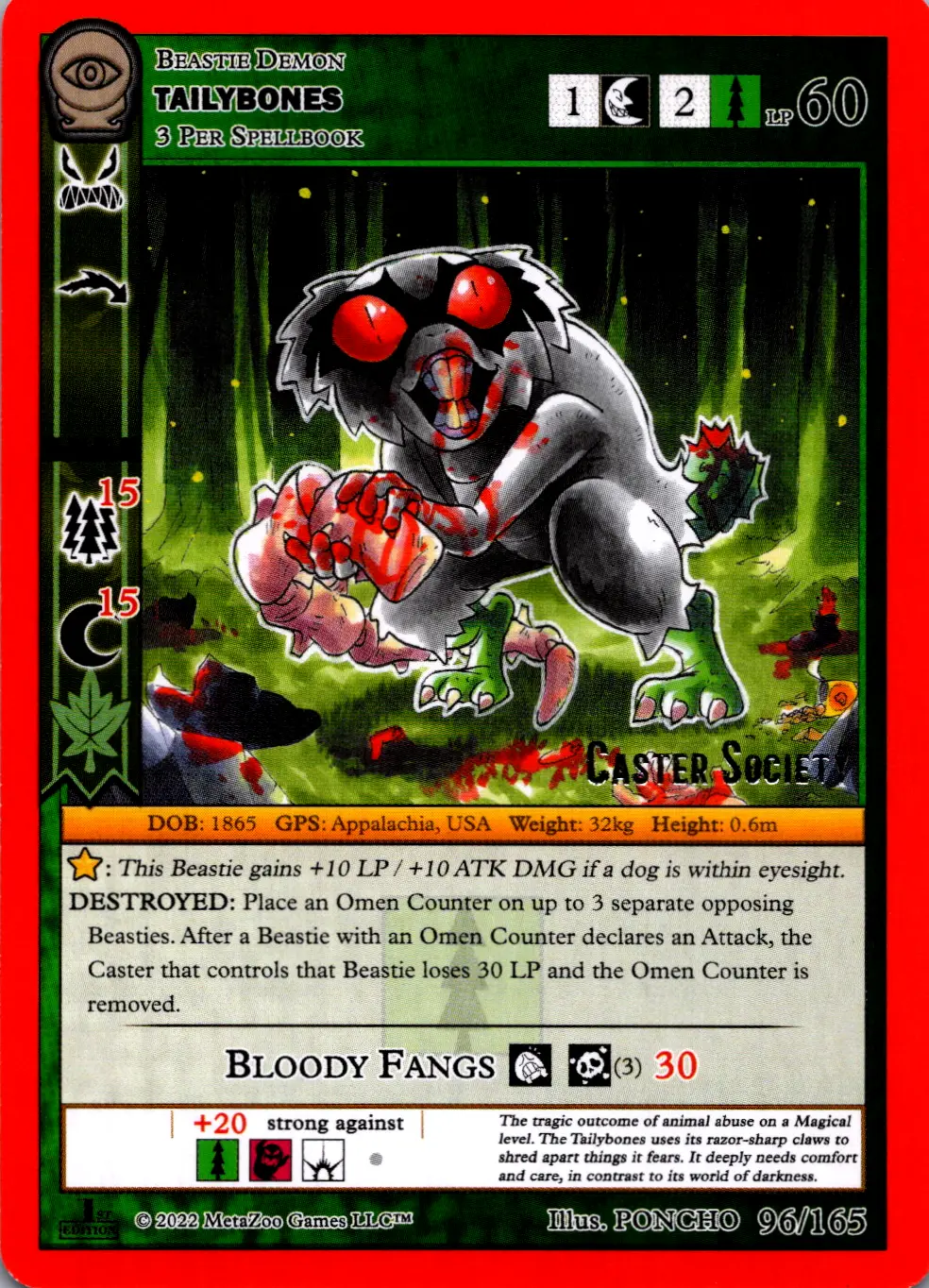 Tailybones MetaZoo Card