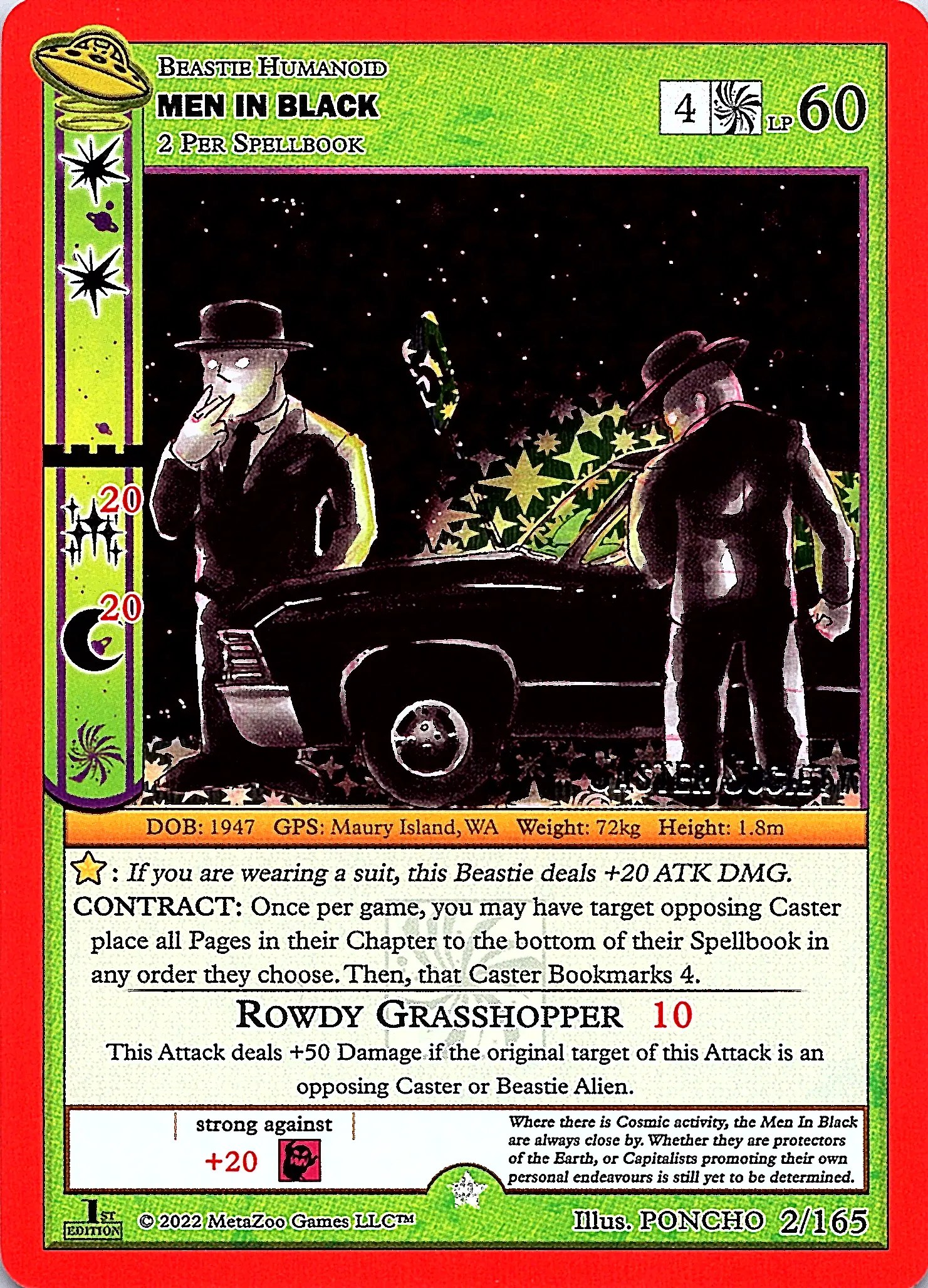 Men in Black MetaZoo Card