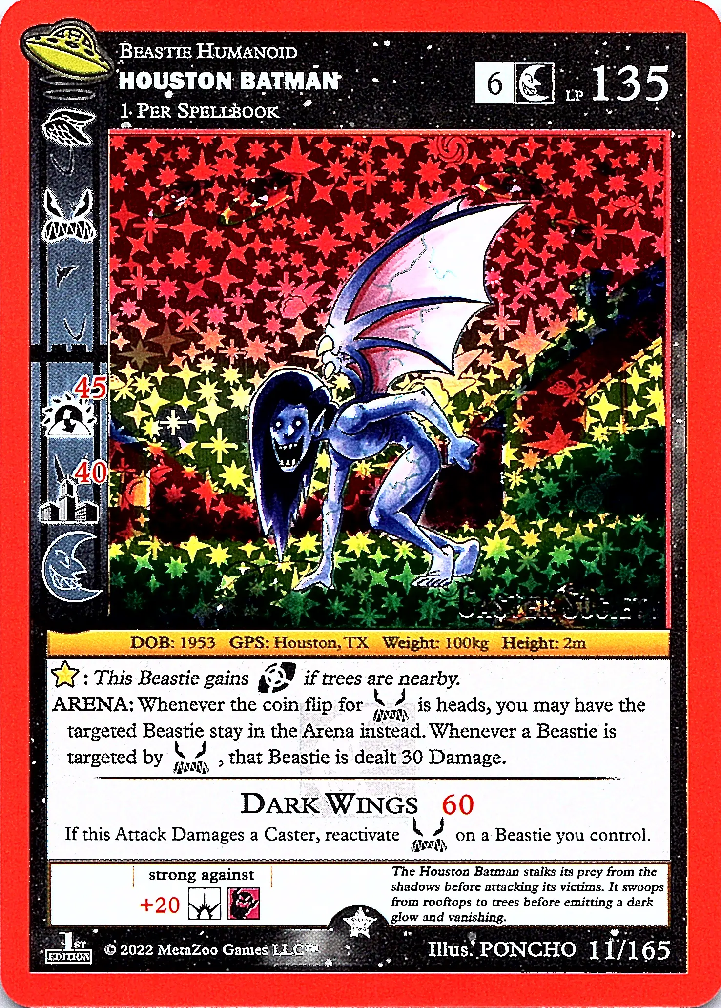 Houston Batman MetaZoo Card