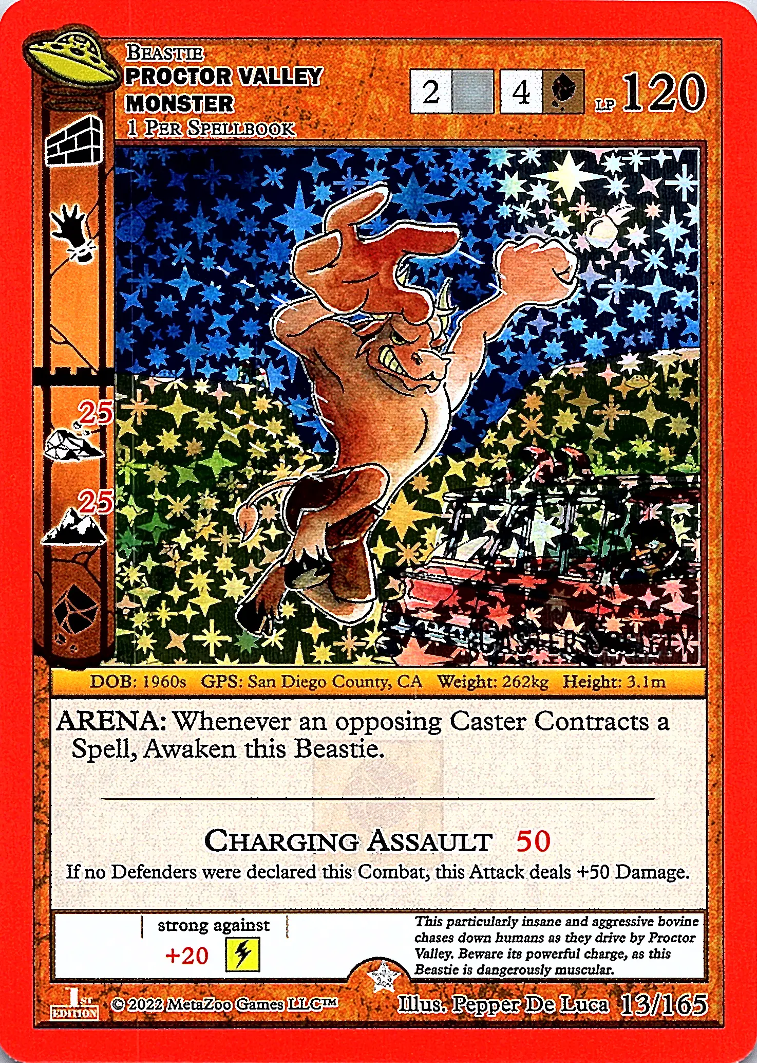 Proctor Valley Monster MetaZoo Card