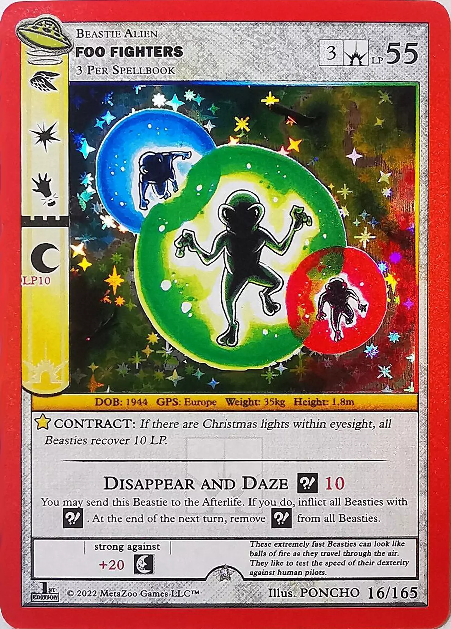 Foo Fighters MetaZoo Card