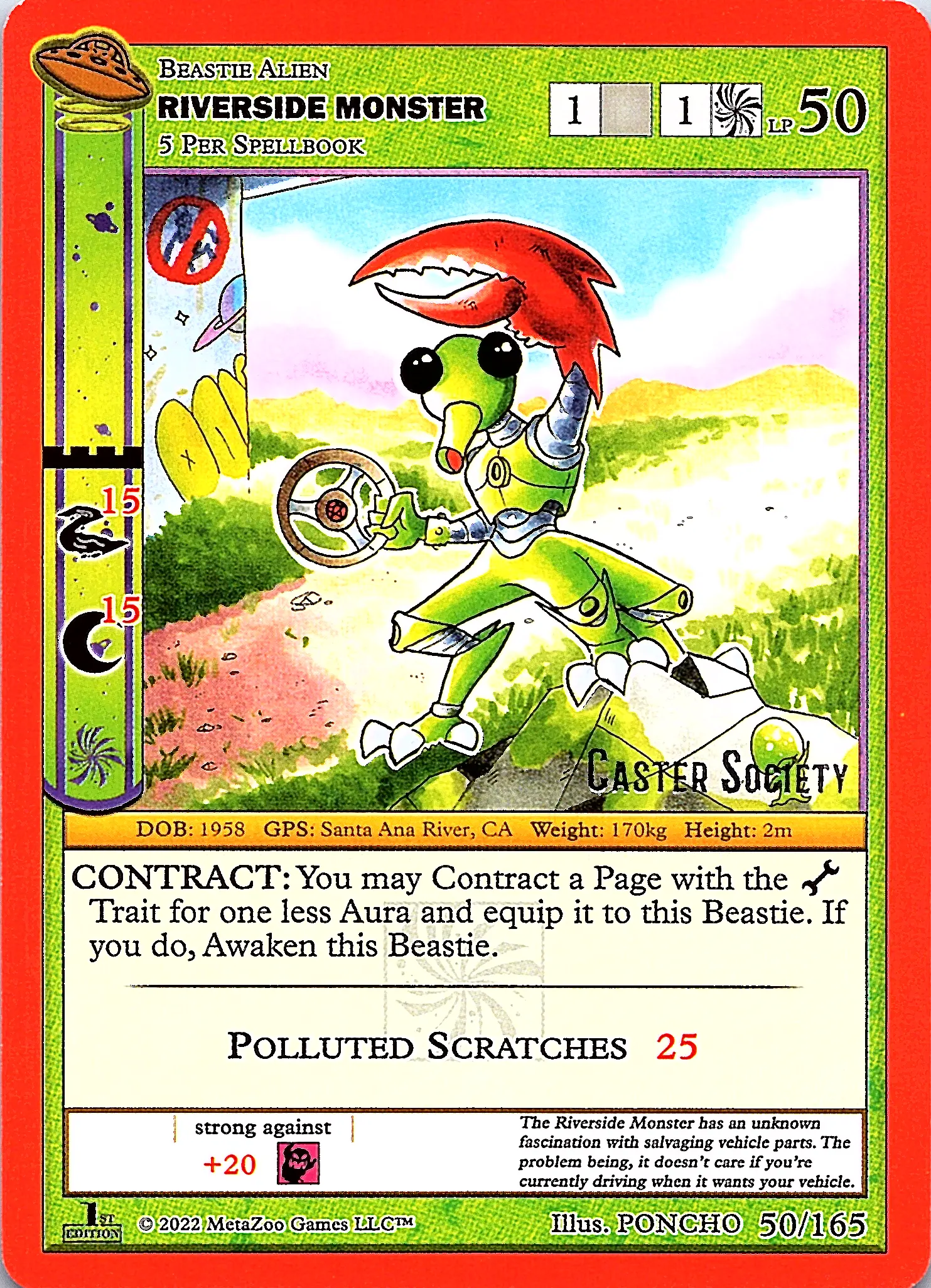 Riverside Monster MetaZoo Card