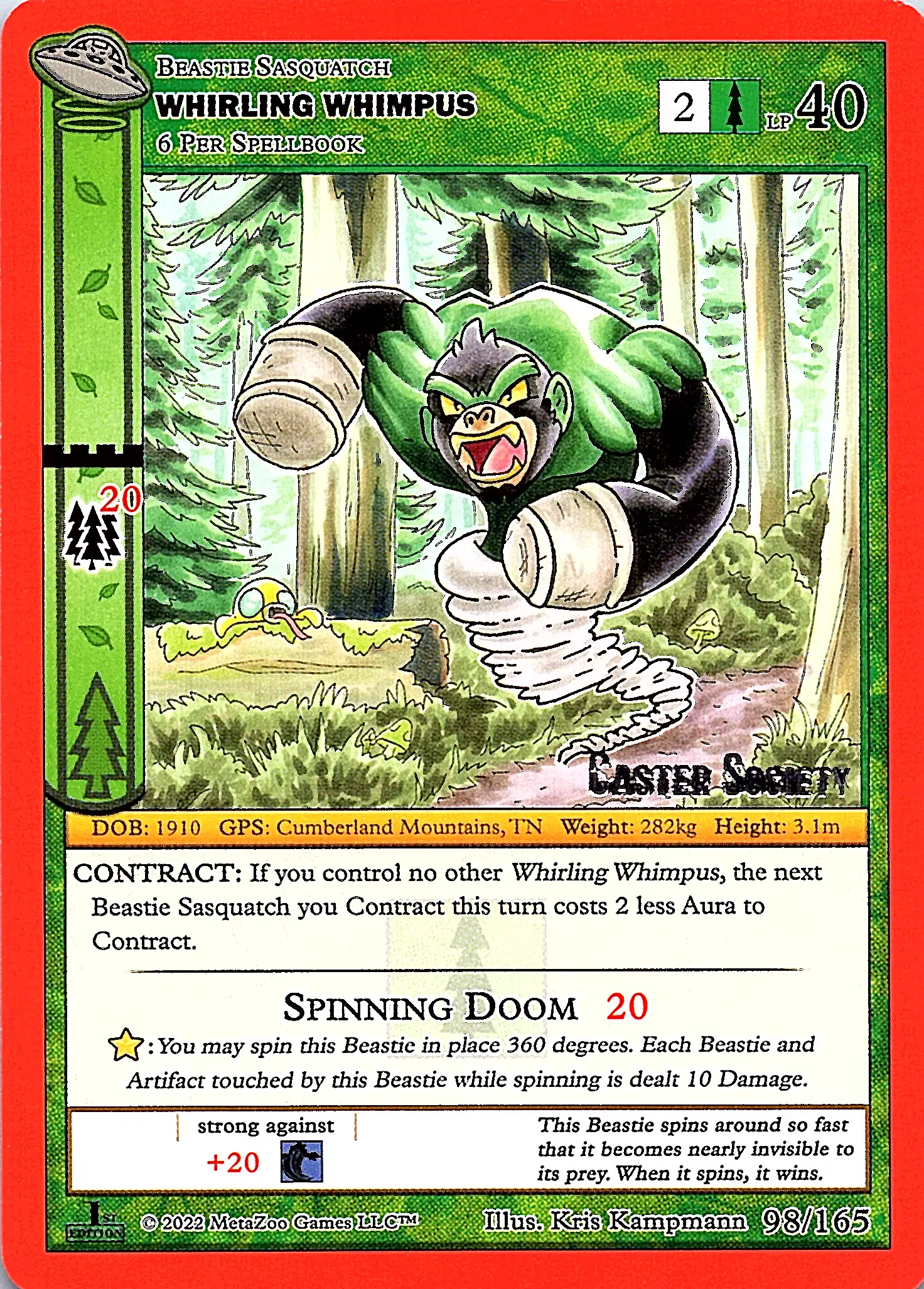 Whirling Whimpus MetaZoo Card