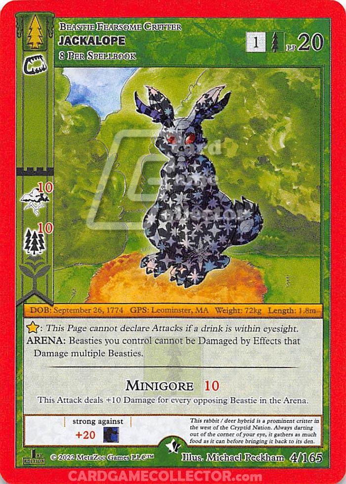 Jackalope MetaZoo Card