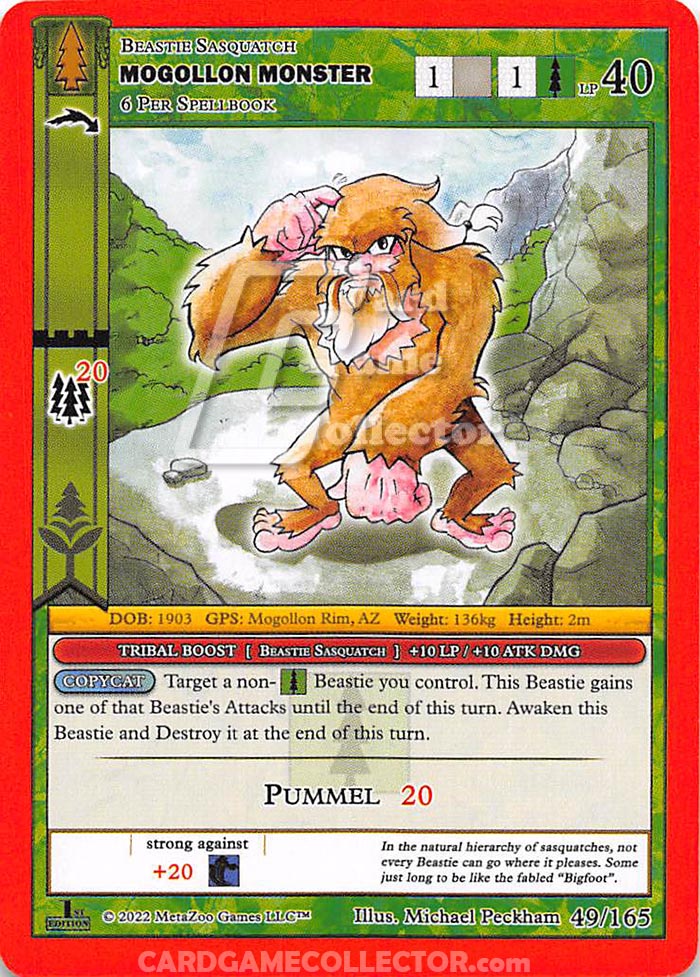 Mogollon Monster MetaZoo Card